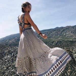 Cotton Candy LA Boho Maxi Dress